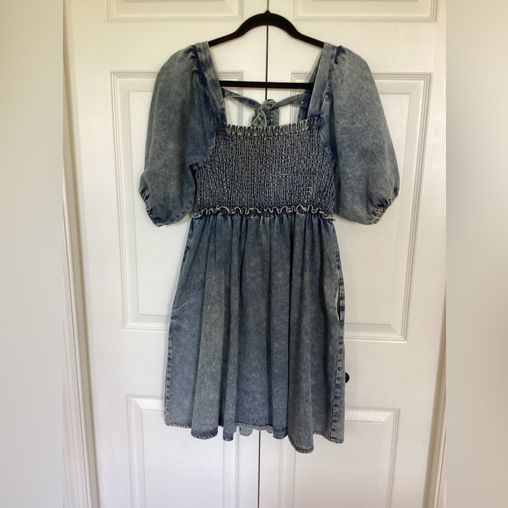 Sofia the Label denim smocked dress